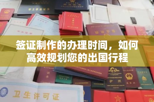 广陵签证制作的办理时间，如何高效规划您的出国行程