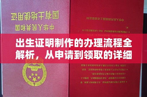 广陵出生证明制作的办理流程全解析，从申请到领取的详细指南