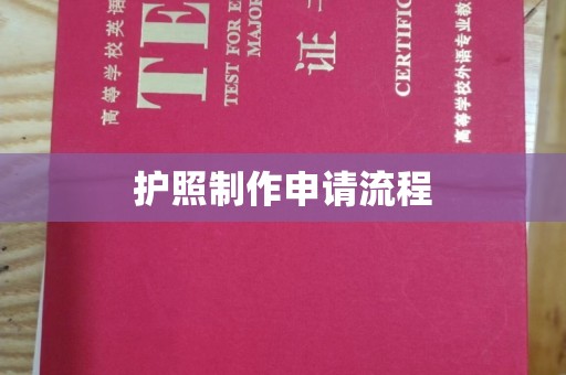 广陵护照制作申请流程