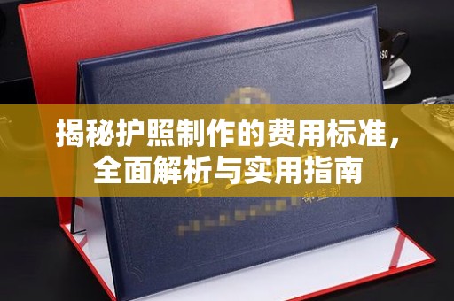 广陵揭秘护照制作的费用标准，全面解析与实用指南